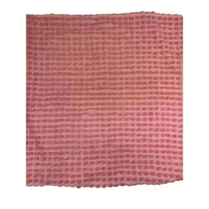 18” pillow cover with envelope closure handmade from vintage pink chenille